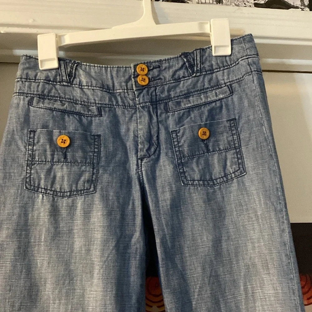 Pilcro and the letter press wide leg front pocket jeans - Picture 5 of 7